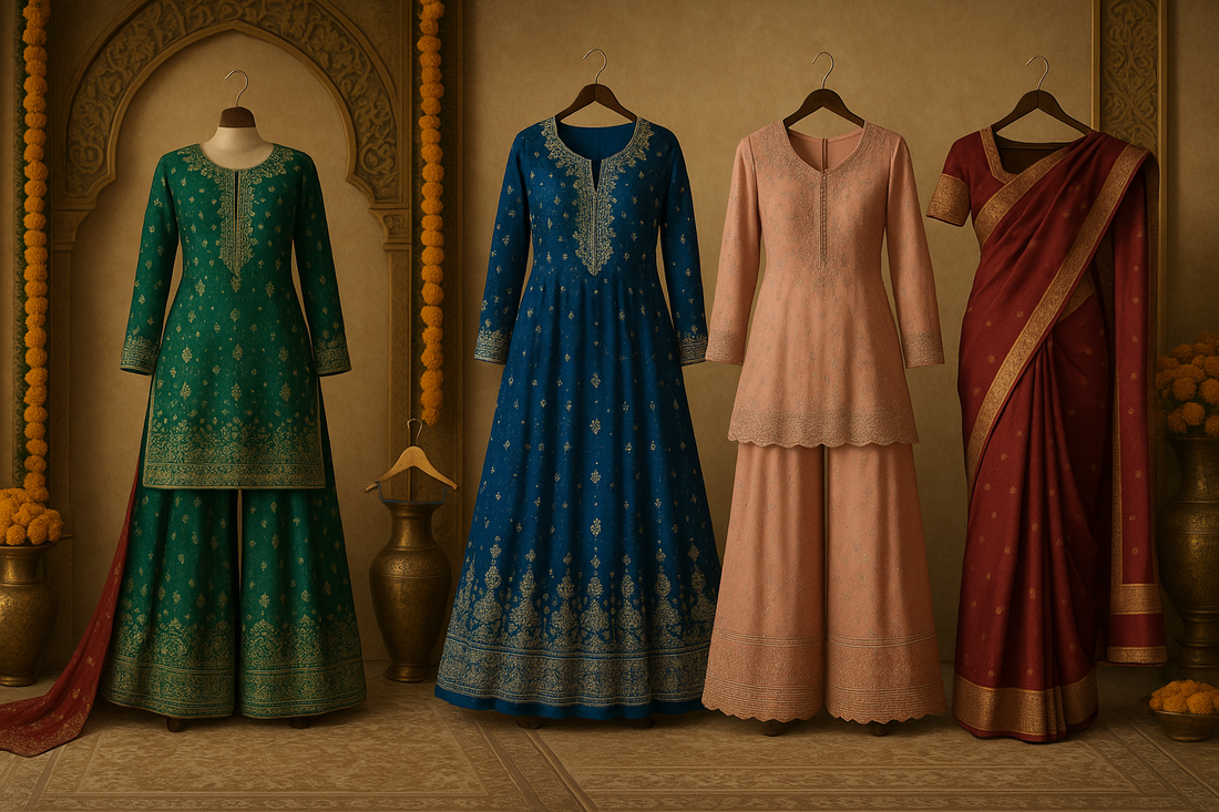 5 Must-Have Formal Outfits for Pakistani Weddings + How to Style Them