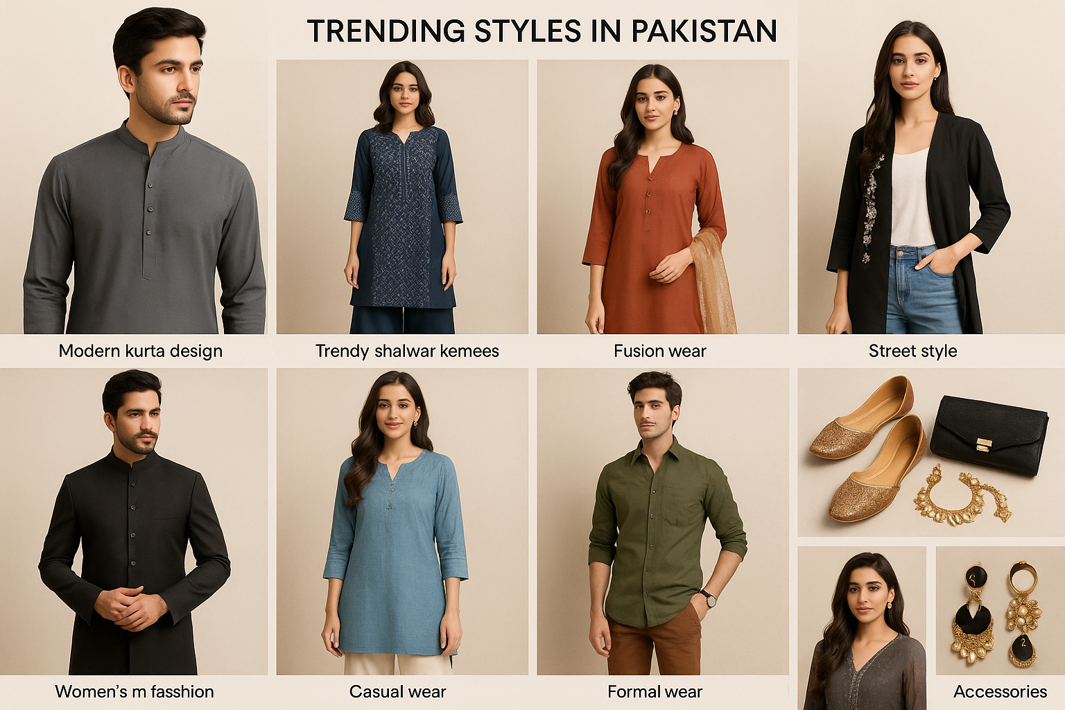 Trending Colours & Styles in Pakistani Fashion 2025