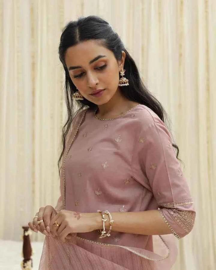 Petal Kiss Raw Silk