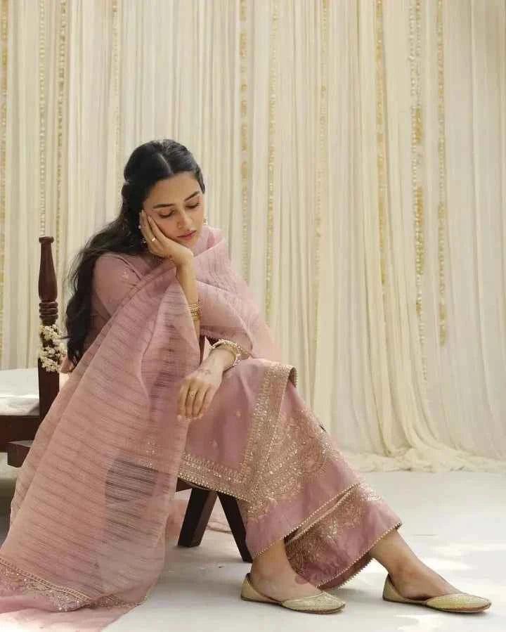 Petal Kiss Raw Silk