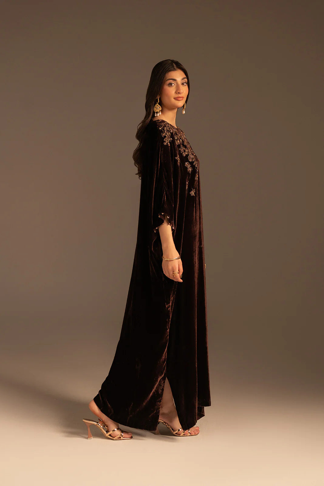 Velvet Bloom Kaftan