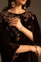 VELVET BLOOM KAFTAN