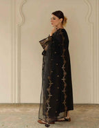 Black Gold Raw Silk