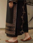 Black Gold Raw Silk