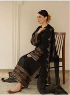 Black Gold Raw Silk