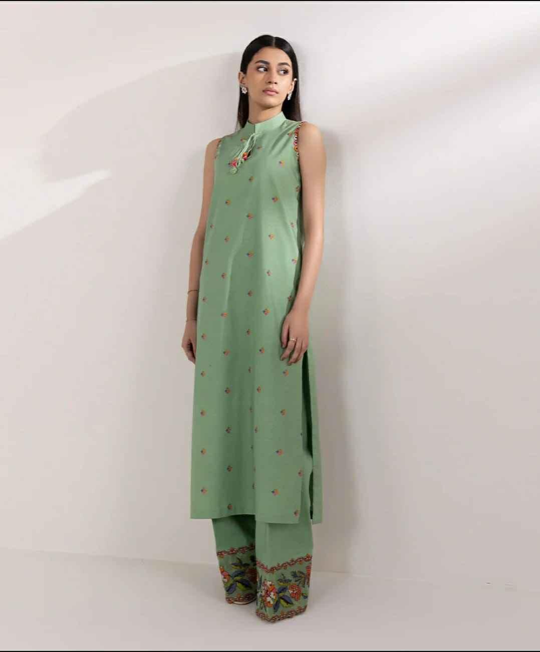 Embroidered 2-Piece