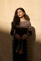 RICH BROWN VELVET